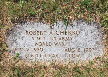 CHERRO-Robert Albert-WWII-Army-headstone.jpg