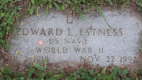 ESTNESS-Edward Leonard-WWII-Navy-headstone.jpg