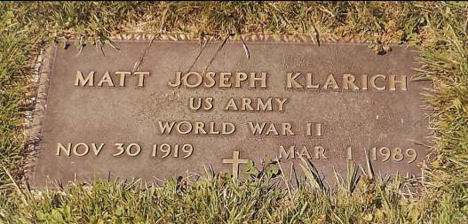 KLARICH-Matt Joseph-WWII-Army-headstone.jpg