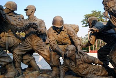 Korean War Memorial Honoring USA in Seoul