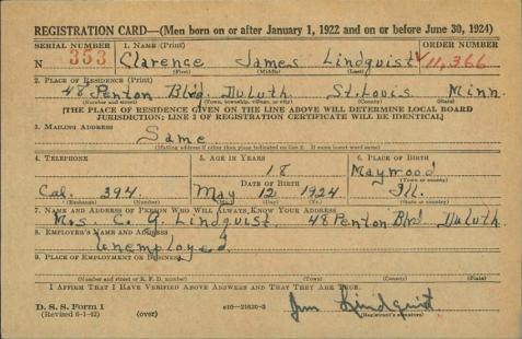 LINDQUIST-Clarence James-WWII-Army-reg.card.jpg