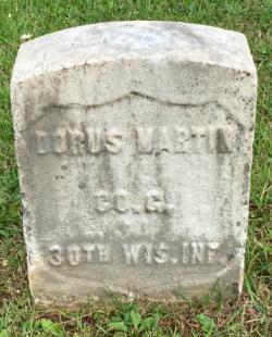 MARTIN-Dorus-Civil War-Army-headstone.jpg