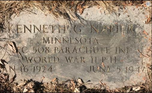NAPIER-Kenneth Graham-WWII-Army-headstone.jpg