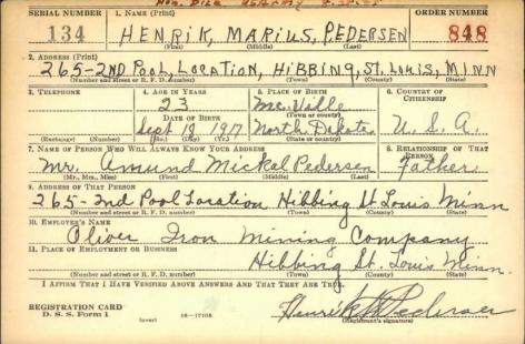 PEDERSEN-Henrik Marius-WWII-Army-reg.card.jpg