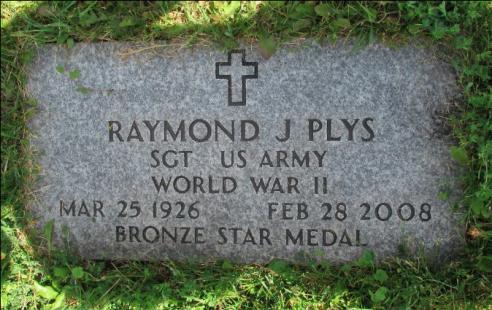 PLYS-Raymond John-WWII-Army-headstone.jpg