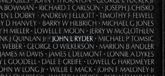 RYDER-John Leslie-Vietnam-USAF-Vietnam War Memorial.jpg