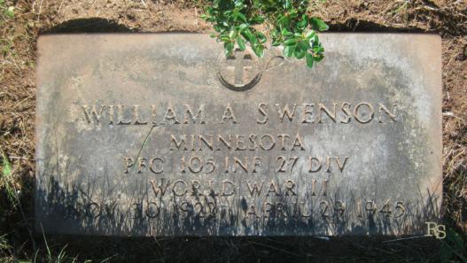 SWENSON-William Arthur-WWII-Army-headstone