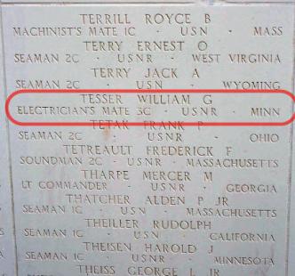 TESSER-William G-WWII-Navy-memorial tablet.jpg
