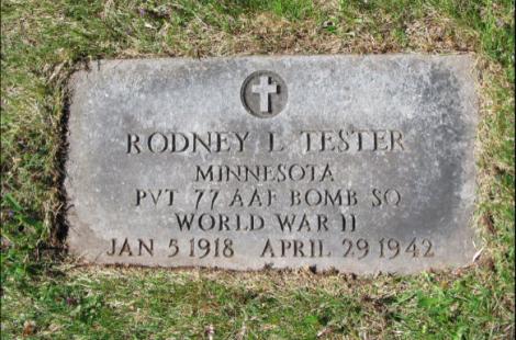 TESTER-Rodney Lee-WWII-AAC-headstone