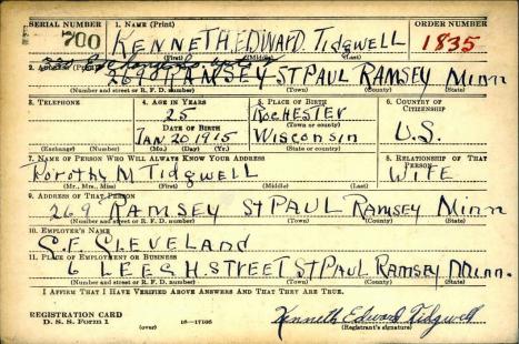 TIDGWELL-Kenneth Edward-WWII-Navy-reg.card