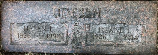 UDESEN-Duane LaVerne-WWII-Army-headstone