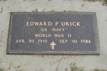 URICK-Edward Philip-WWII-Navy-headstone