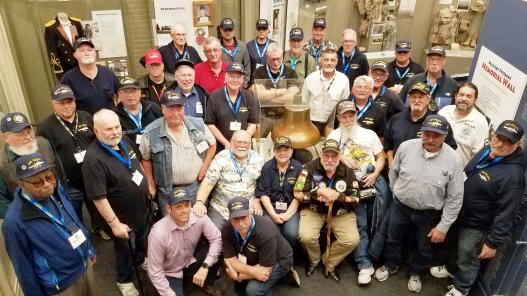 USS Duluth Crew with Bell-unveiled-Rowe