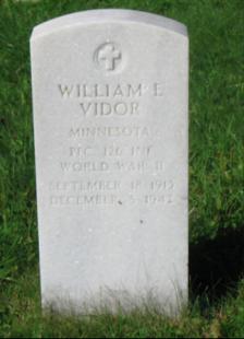VIDOR-William E-WWII-Army-headstone